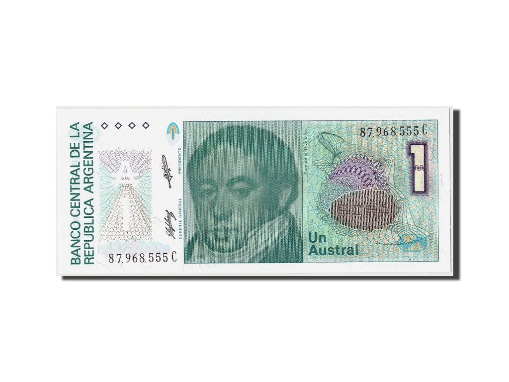 Biljet, Argentinië, 1 Austral, Undated (1985-89), Undated, KM:323b, NIEUW