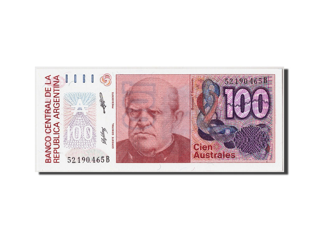 Banknote, Argentina, 100 Australes, Undated (1985-90), Undated, KM:327b