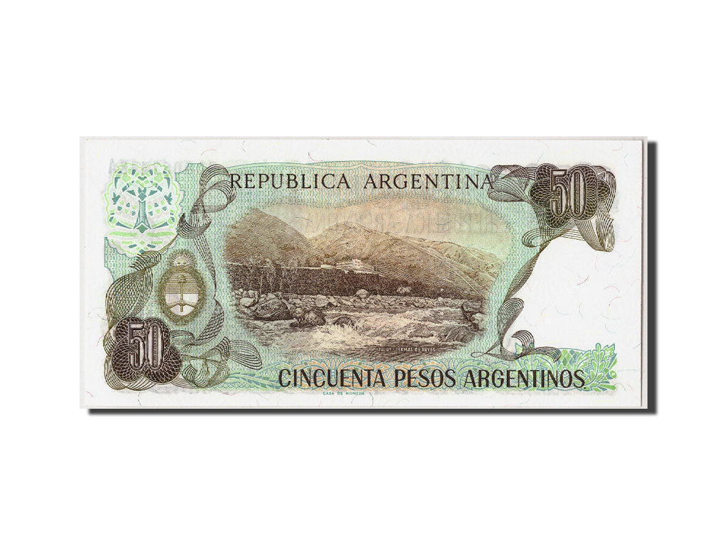 Banknote, Argentina, 50 Pesos Argentinos, Undated (1983-85), Undated, KM:314a