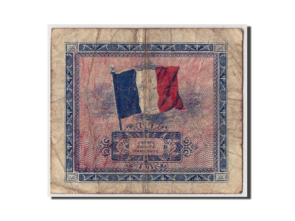 Banknote, France, 2 Francs, 1944 Flag/France, 1944, Undated, F(12-15)