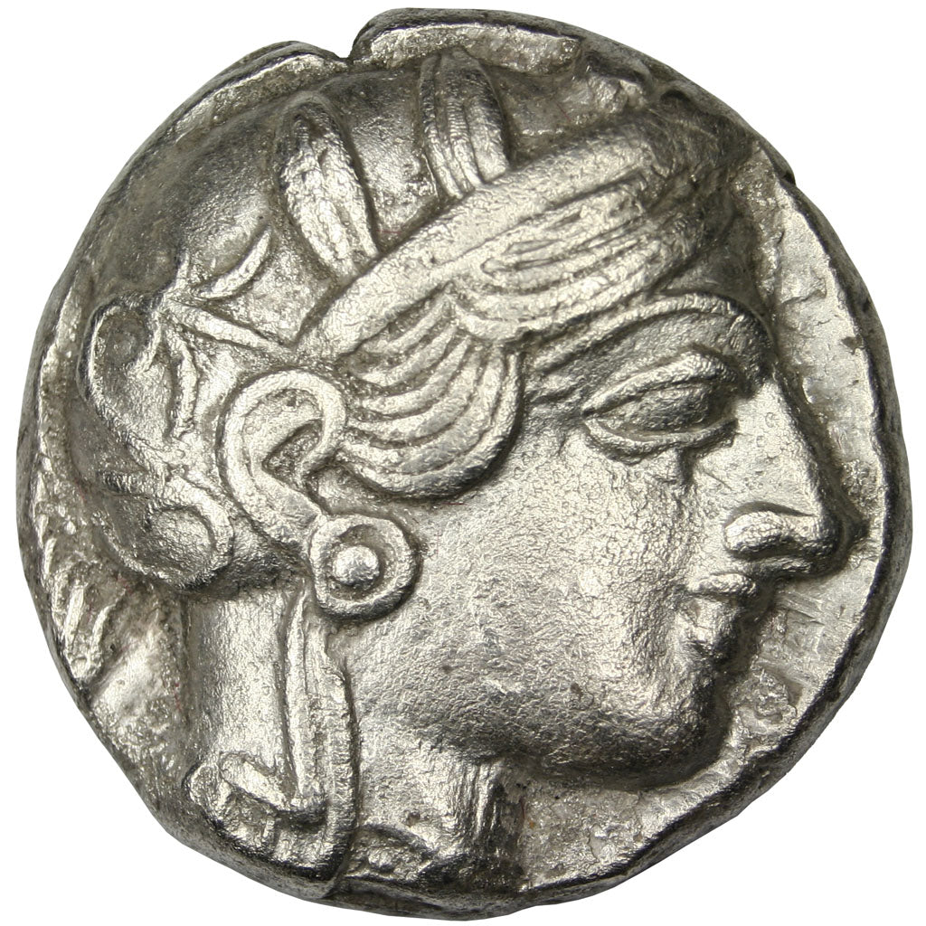 Attica, Athens (490-407 BC), Tetradrachm, Athens, AU(55-58), Silver, 16.86