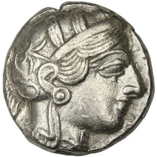 Attica, Athens (490-407 BC), Tetradrachm, Athens, AU(55-58), Silver, 16.86