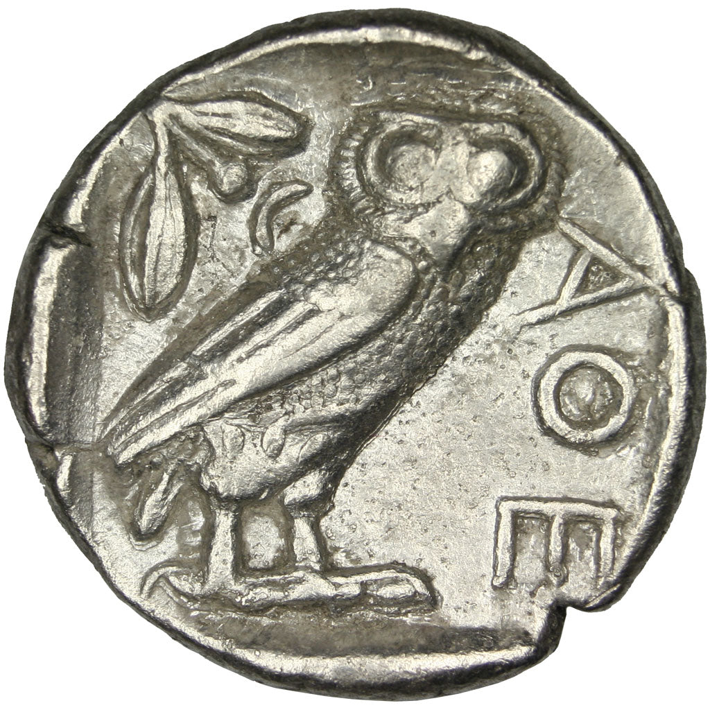 Attica, Athens (490-407 BC), Tetradrachm, Athens, AU(55-58), Silver, 16.86