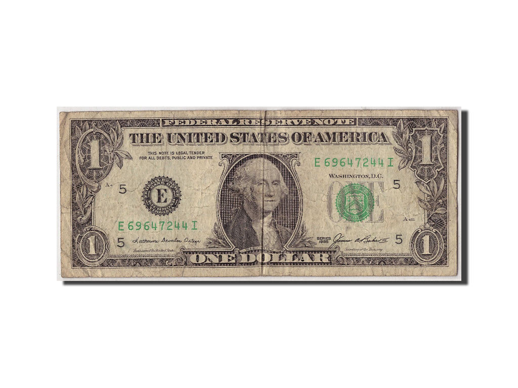 Banknote, United States, One Dollar, 1985, Undated, KM:3704, F(12-15)