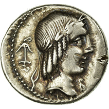 Moneta, Calpurnia, Denarius, Roma, SPL-, Argento