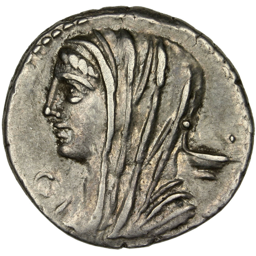 Cassia, Denarius, Roma, AU(55-58), Silver, 3.80
