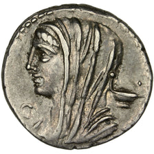 Cassia, Denarius, Roma, AU(55-58), Silver, 3.80