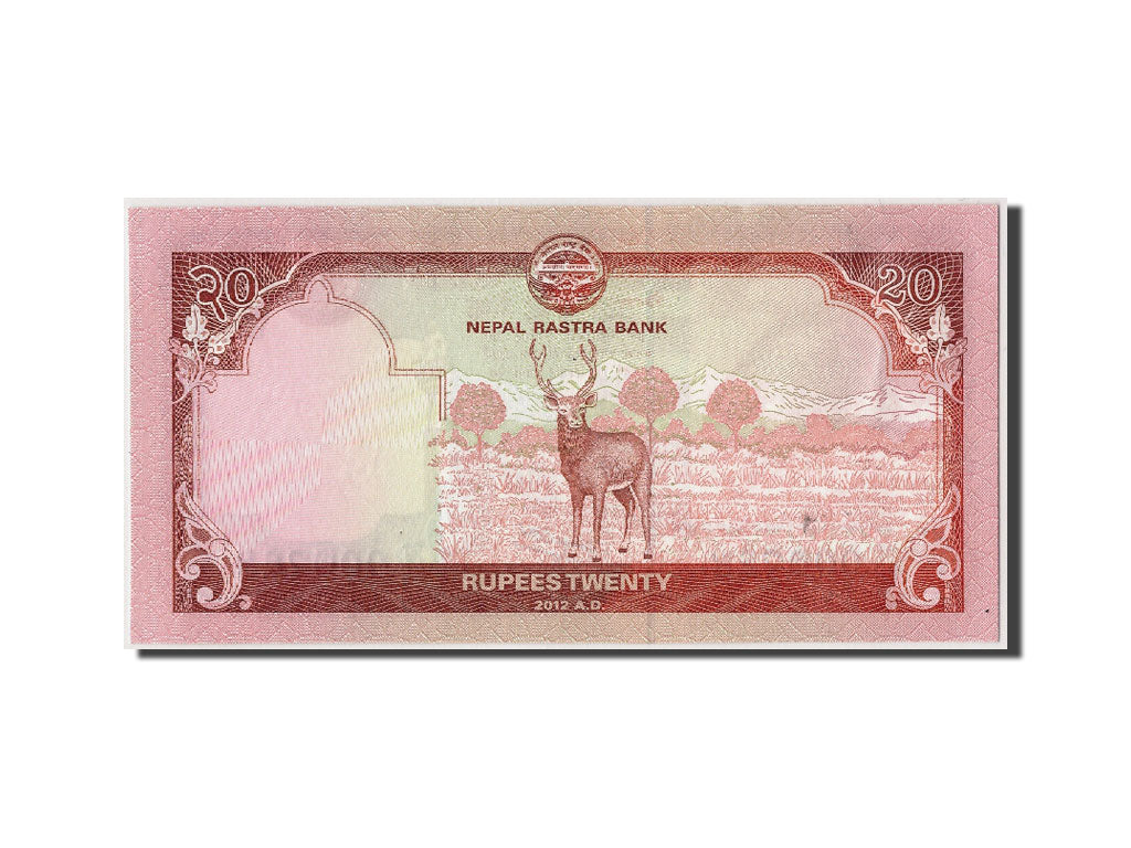 Billet, Népal, 20 Rupees, 2012, Undated, NEUF