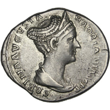 Coin, Sabina, Denarius, Roma, AU(50-53), Silver
