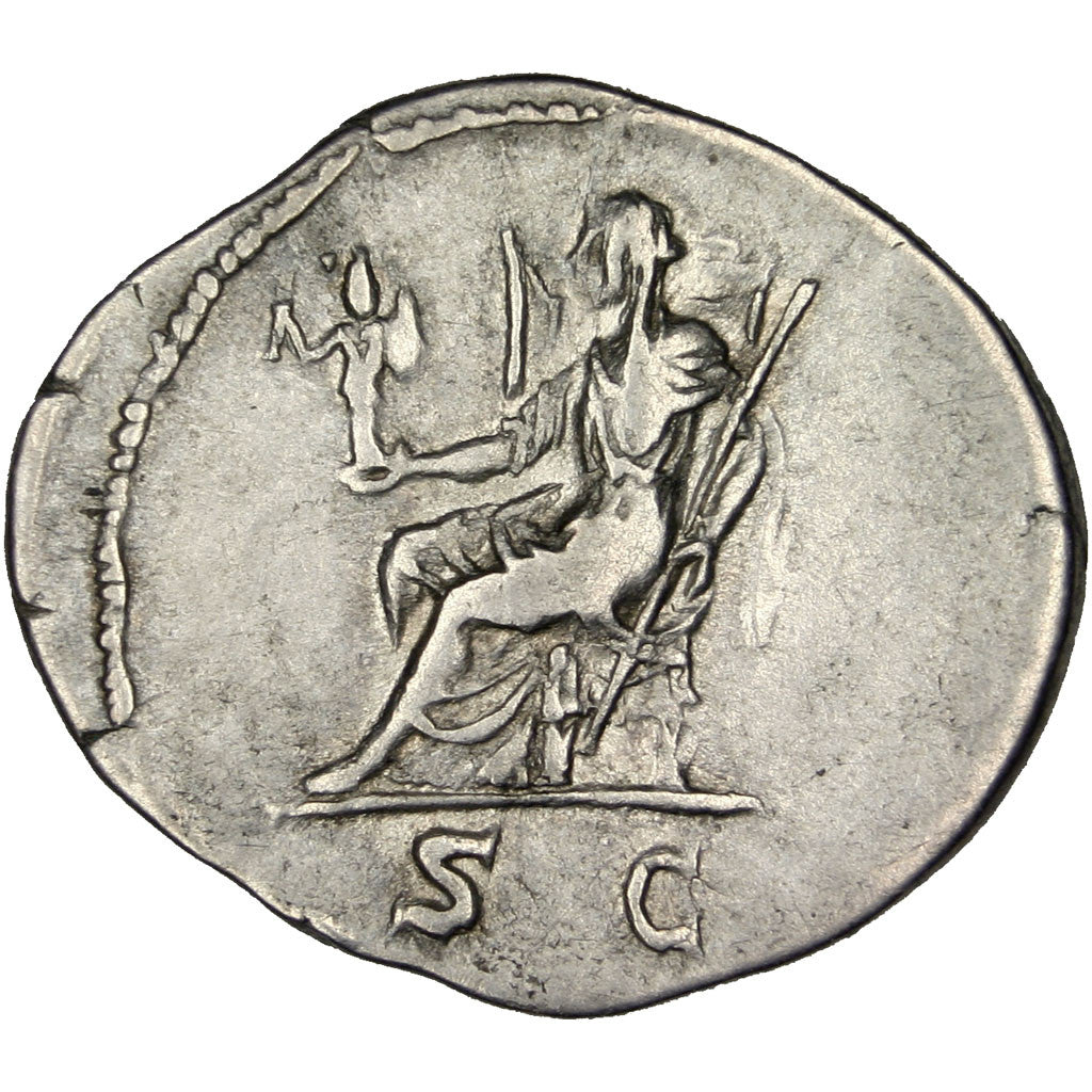 Coin, Sabina, Denarius, Roma, AU(50-53), Silver