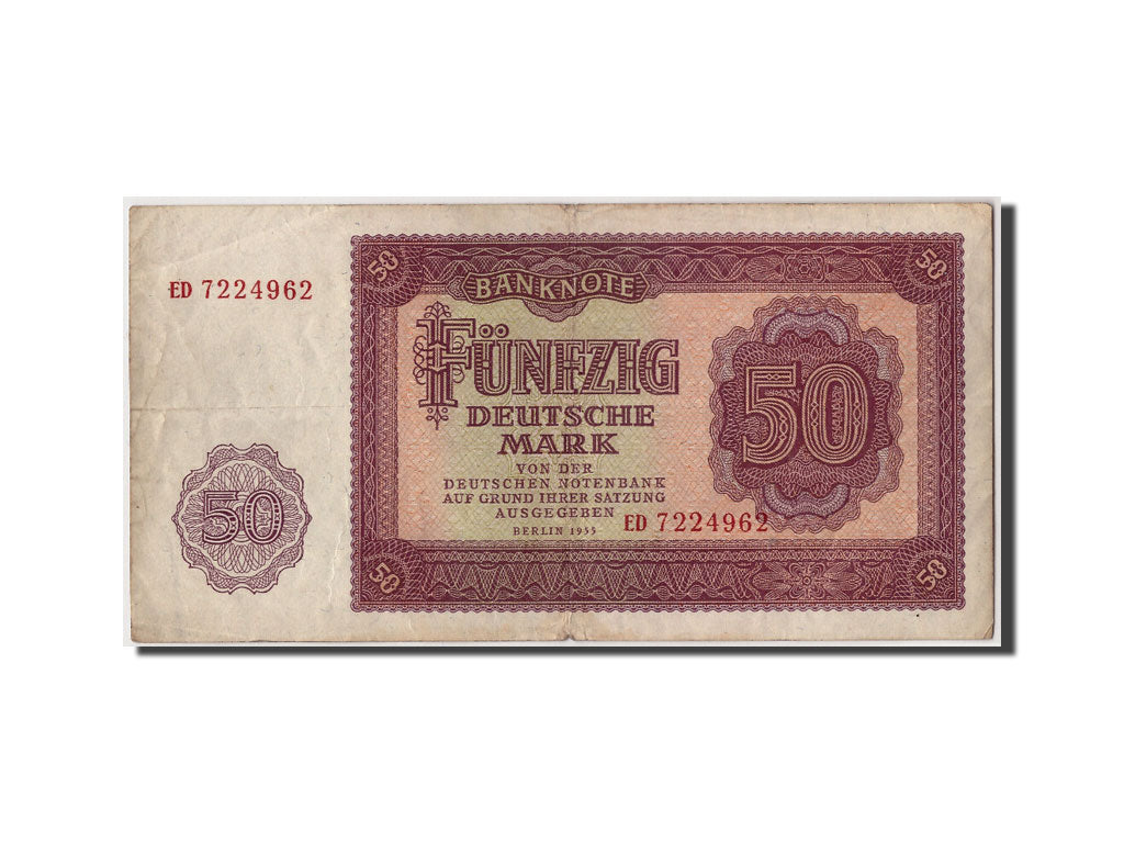 Germania - Repubblica Democratica, 50 Deutsche Mark, 1955, KM:20a, Undated, MB
