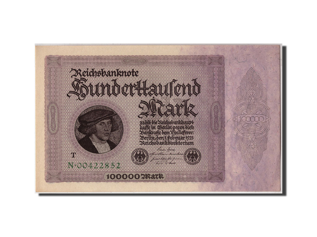 Banconote, Germania, 100,000 Mark, 1923, KM:83c, 1923-02-01, SPL