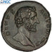 Coin, Antoninus Pius, Sestertius, Roma, graded, NGC, AU, AU(55-58), Bronze