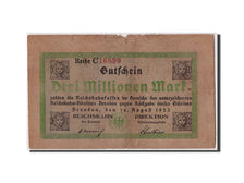 Billete, 3 Millionen Mark, 1923, Alemania, KM:S1174, 1923-08-16, RC