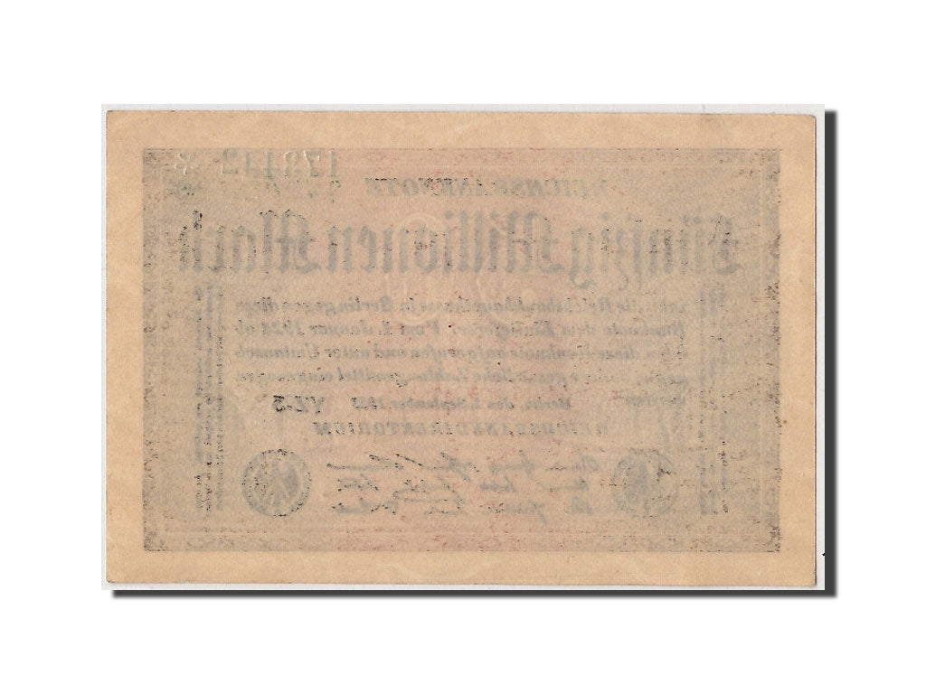 Banknote, Germany, 50 Millionen Mark, 1923, 1923-09-01, KM:109b, UNC(60-62)