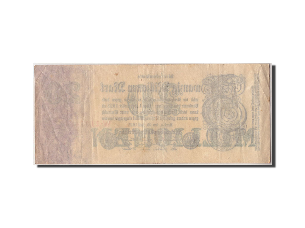 Banknote, Germany, 20 Millionen Mark, 1923, 1923-07-25, KM:97a, VF(30-35)