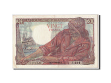 France, 20 Francs 1942-1950 ''Pêcheur'',KM:100c,1949-03-10, AU(50-53)