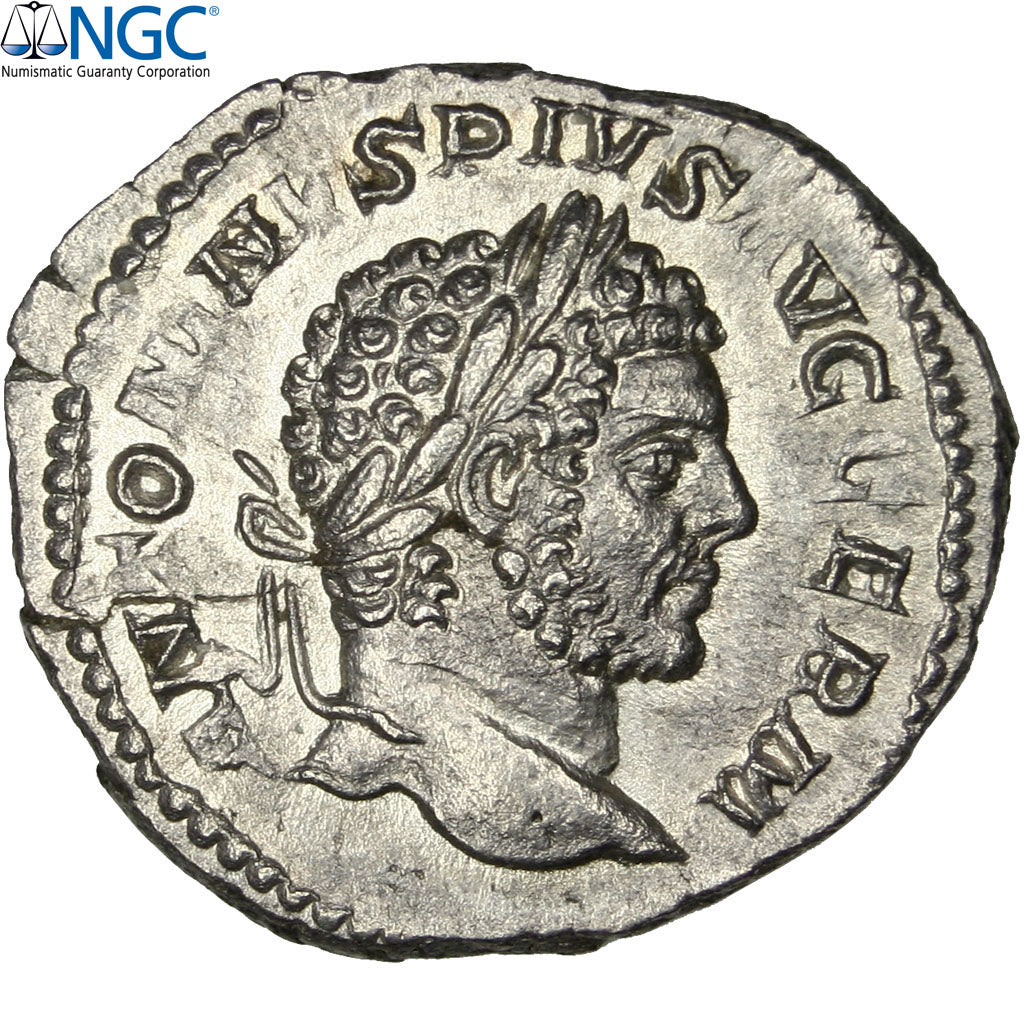 Caracalla, Denier, Rome, NGC MS 5/4