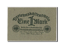 Geldschein, Deutschland, 1 Mark, 1922, 1922-09-15, KM:61a, UNZ-