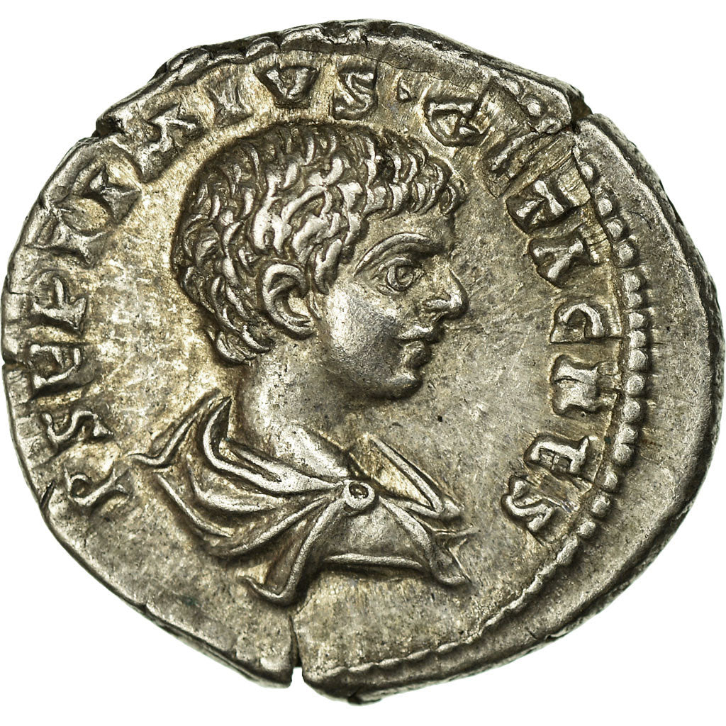 Coin, Geta, Denarius, Laodicea ad Mare, AU(55-58), Silver, RIC:103