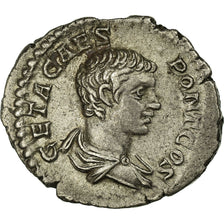 Münze, Geta, Denarius, Roma, VZ, Silber