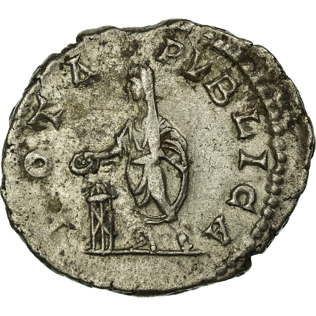Münze, Geta, Denarius, Roma, VZ, Silber