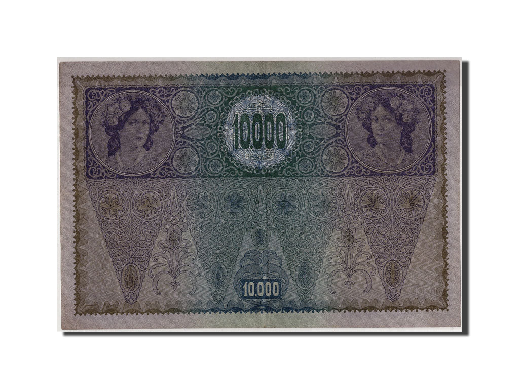 Banknote, Austria, 10,000 Kronen, Undated (1919), 1918-11-02, KM:65, VF(30-35)