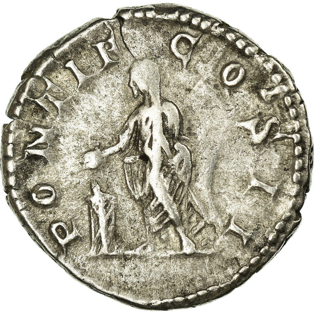 Münze, Geta, Denarius, Roma, SS+, Silber