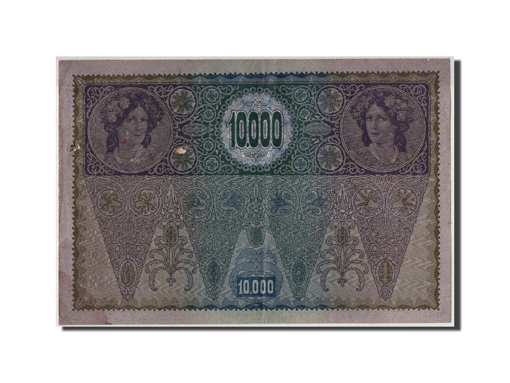 Austria, 10,000 Kronen, Undated (1919), 1918-11-02, KM:65, VF(20-25)