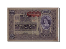 Austria, 10,000 Kronen, Undated (1919), 1918-11-02, KM:65, VF(20-25)