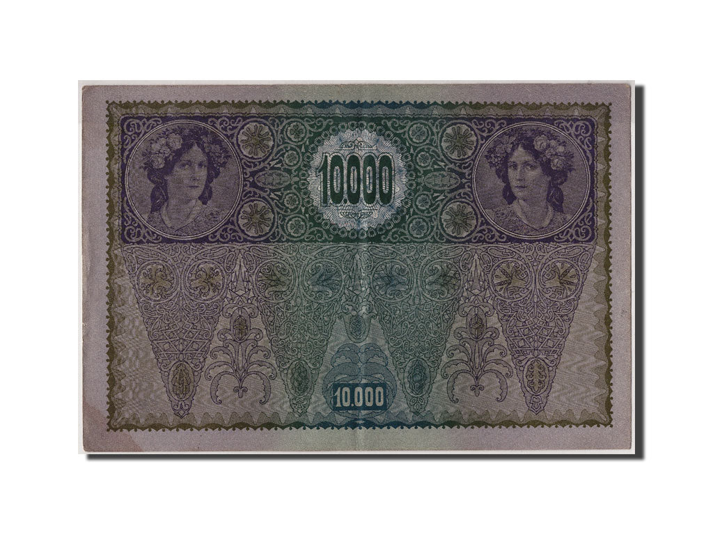 Austria, 10,000 Kronen, Undated (1919), 1918-11-02, KM:65, VF(20-25)