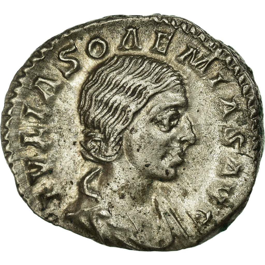 Coin, Julia Soaemias, Denarius, Roma, AU(55-58), Silver