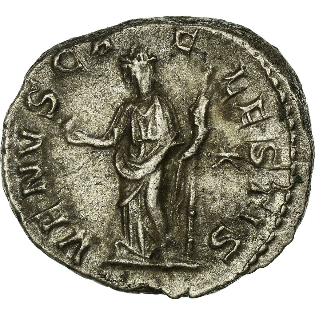 Coin, Julia Soaemias, Denarius, Roma, AU(55-58), Silver