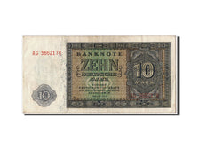 Germany - Democratic Republic,10 Deutsche Mark,1948,KM:12b,Undated,VF(30-35)