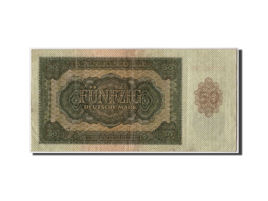 Banconote, Germania - Repubblica Democratica, 50 Deutsche Mark, 1948, KM:14b