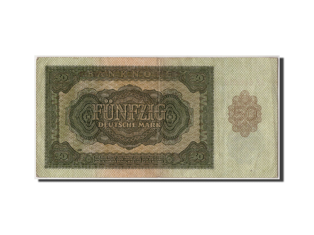 Geldschein, Deutsche Demokratische Republik, 50 Deutsche Mark, 1948, Undated