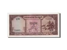 Banknote, Cambodia, 20 Riels, UNDATED (1956-75), Undated, KM:5d, UNC(65-70)