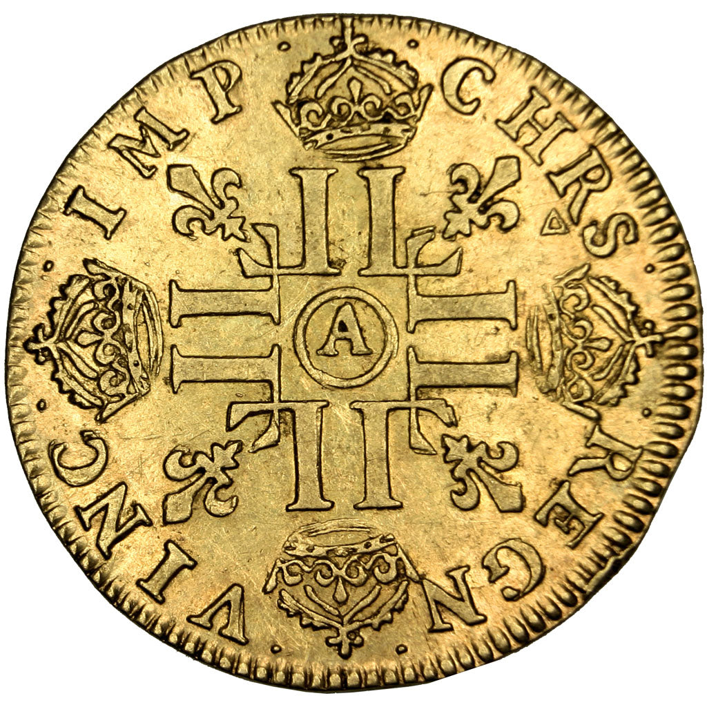 FRANCE, Louis d'or à la mèche longue, Louis D'or, 1650, Paris, KM #157.1, AU(...