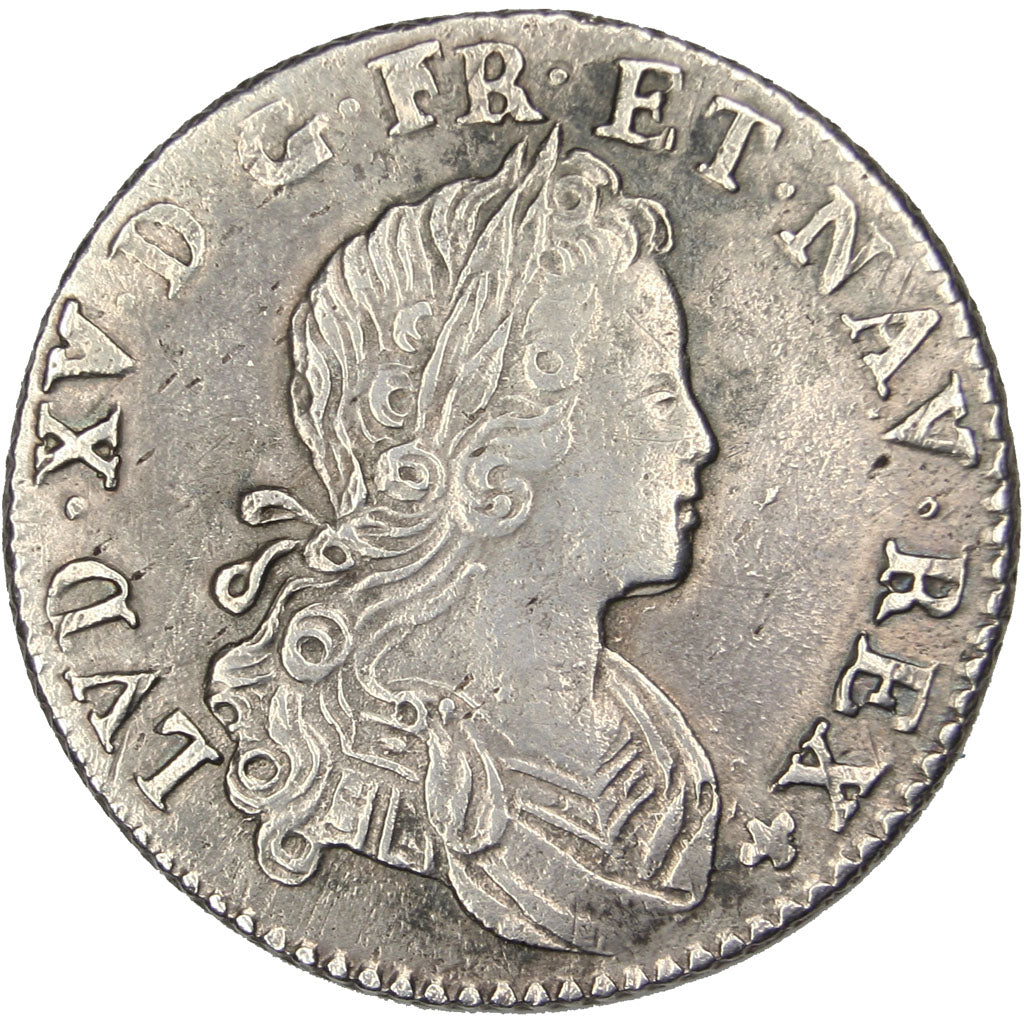FRANCE, 1/6 Écu (XX – S) de France-Navarre, 20 Sols, 1/6 ECU, 1719, Paris, KM...