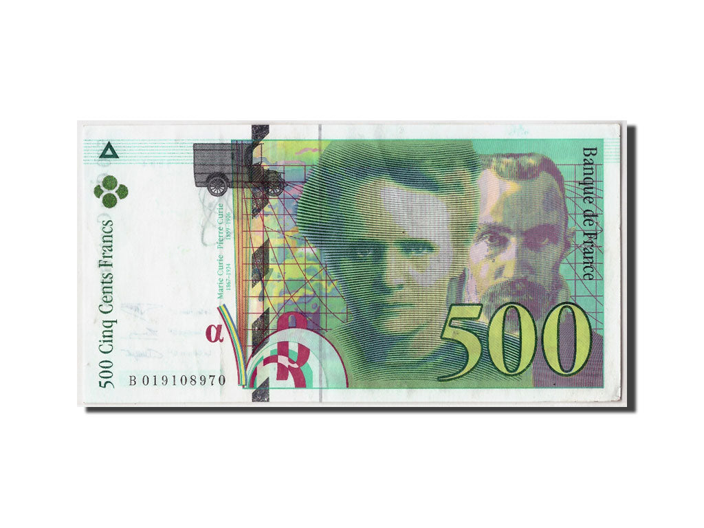 France, 500 Francs 1994-2000 Pierre et Marie Curie, 1994, Fayette:76.1, SUP+