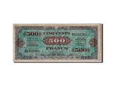 France, 500 Francs Drapeau type 1944, 1944, non daté, KM:119a, VF21.1, TTB