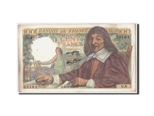 Geldschein, Frankreich, 100 Francs, 100 F 1942-1944 ''Descartes'', 1942