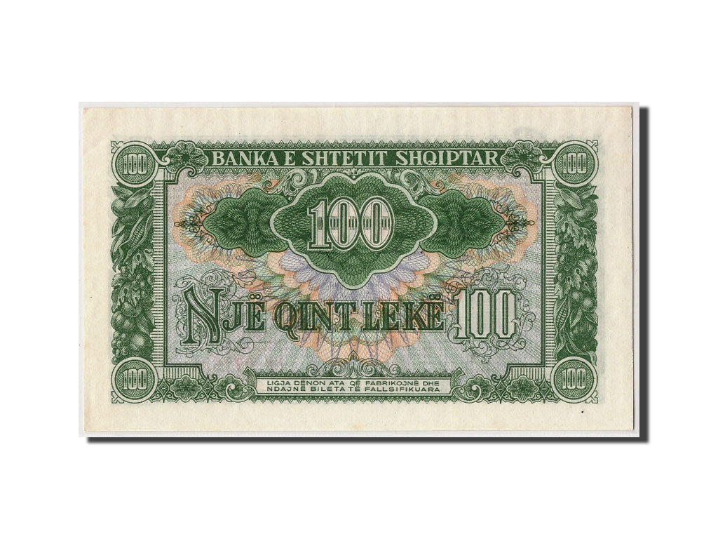 Banknote, Albania, 100 Lekë, 1957, Undated, KM:30a, UNC(65-70)