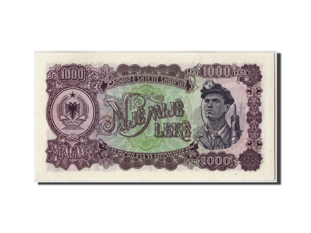 Banknote, Albania, 1000 Lekë, 1957, Undated, KM:32a, UNC(65-70)