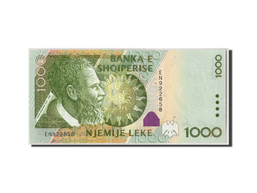 Banconote, Albania, 1000 Lekë, 2001, KM:69, Undated, FDS