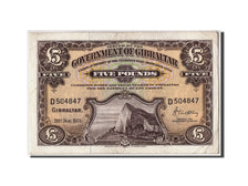 Gibilterra, 5 Pounds, 1971, KM:19b, 1971-11-20, MB+