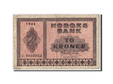 Norwegen, 2 Kroner, 1944, Undatiert, KM:16a1, VF(30-35)