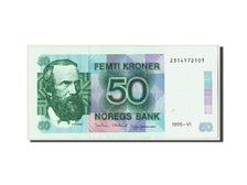 Norway, 50 Kroner, 1995, Undated, KM:42f, UNC(65-70)