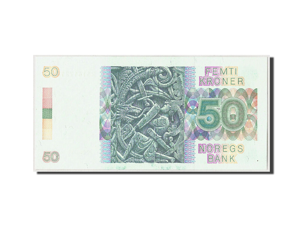 Norway, 50 Kroner, 1995, Undated, KM:42f, UNC(65-70)