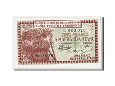 Burundi, 5 Francs, 1965, KM:8, 1965-05-01, FDS